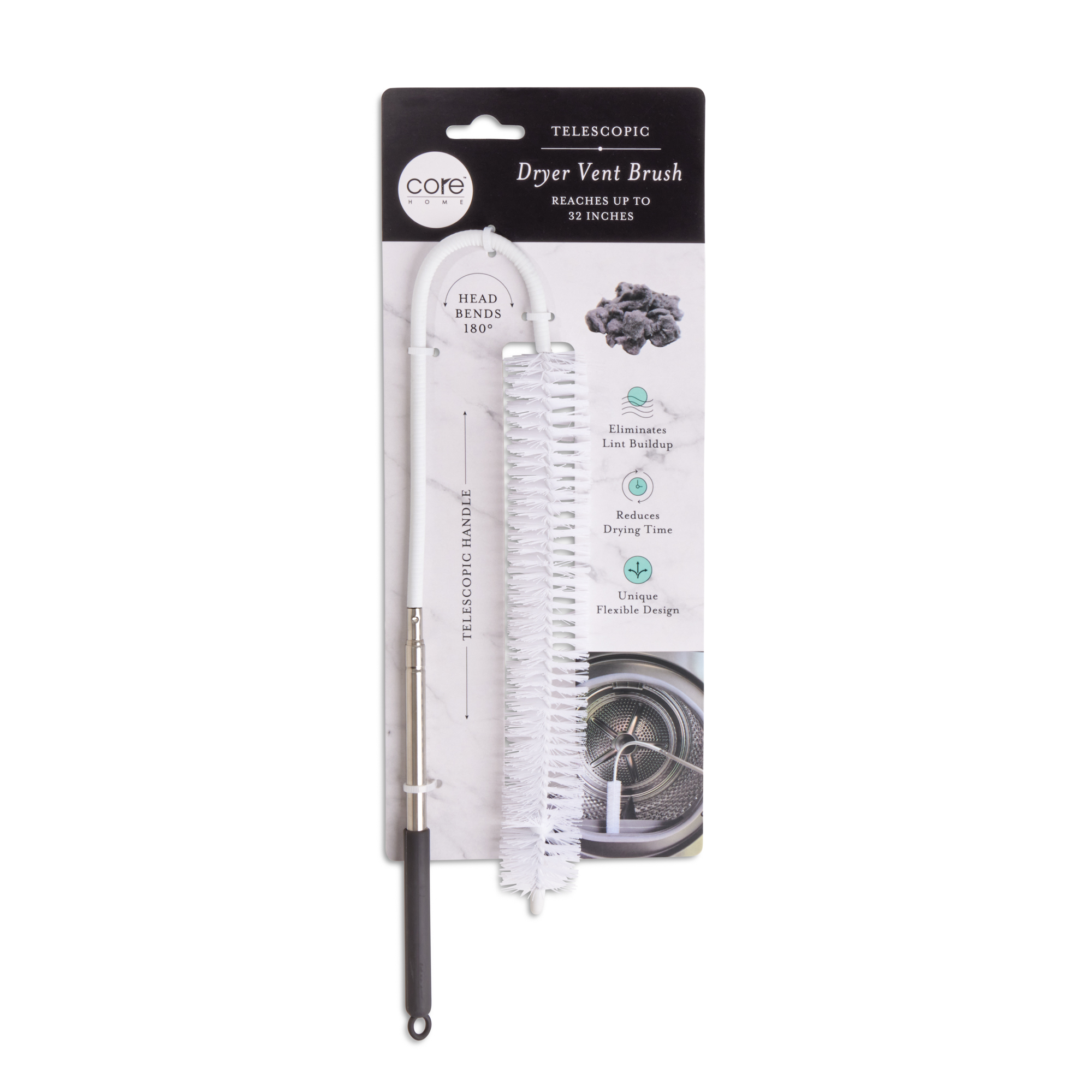 DRYER VENT BRUSH ONYX