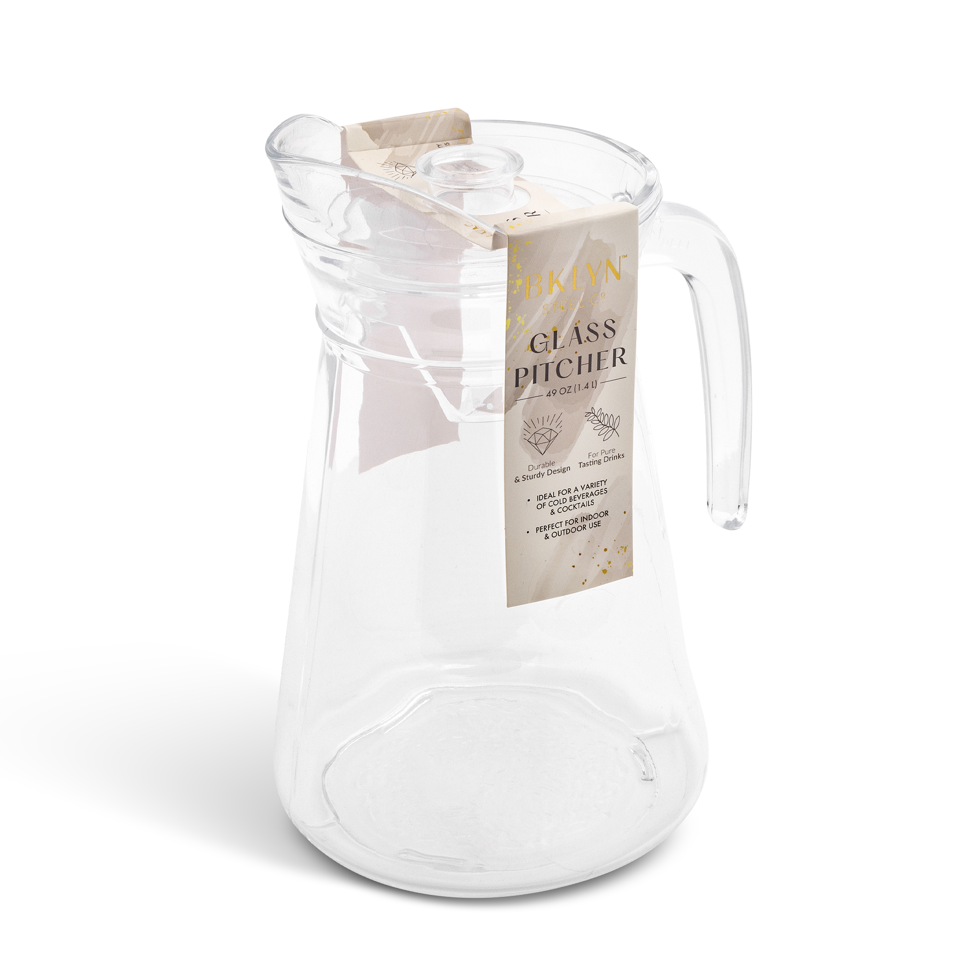 PITCHER 49OZ GLASS