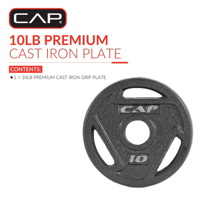 OLYMPIC PLATE 10 LB BLACK
