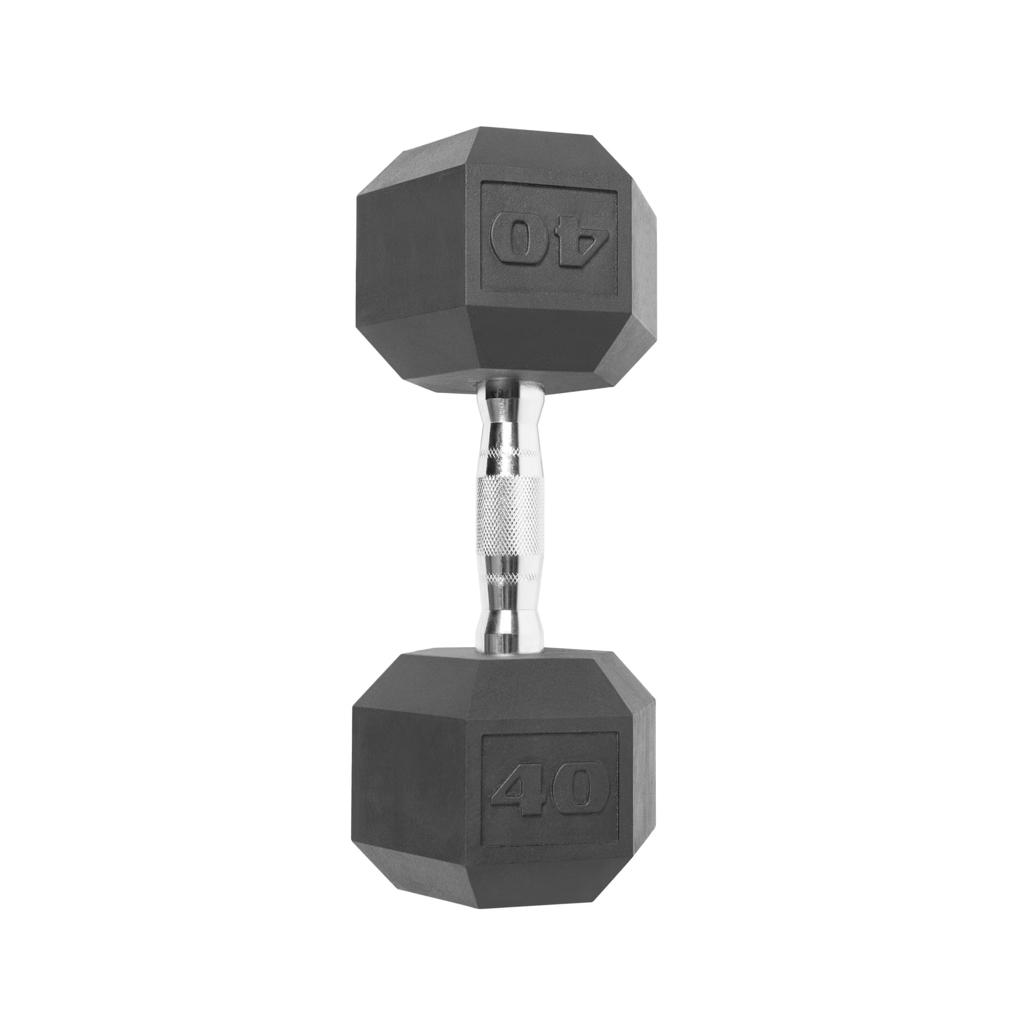 DUMBBELL W/CT HANDLE 40 LB COATD