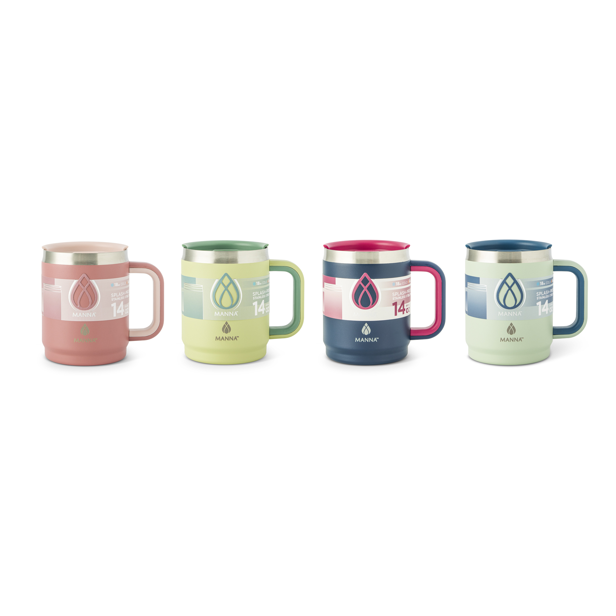 MANNA 14OZ MUG BOULDER 2TONE AST