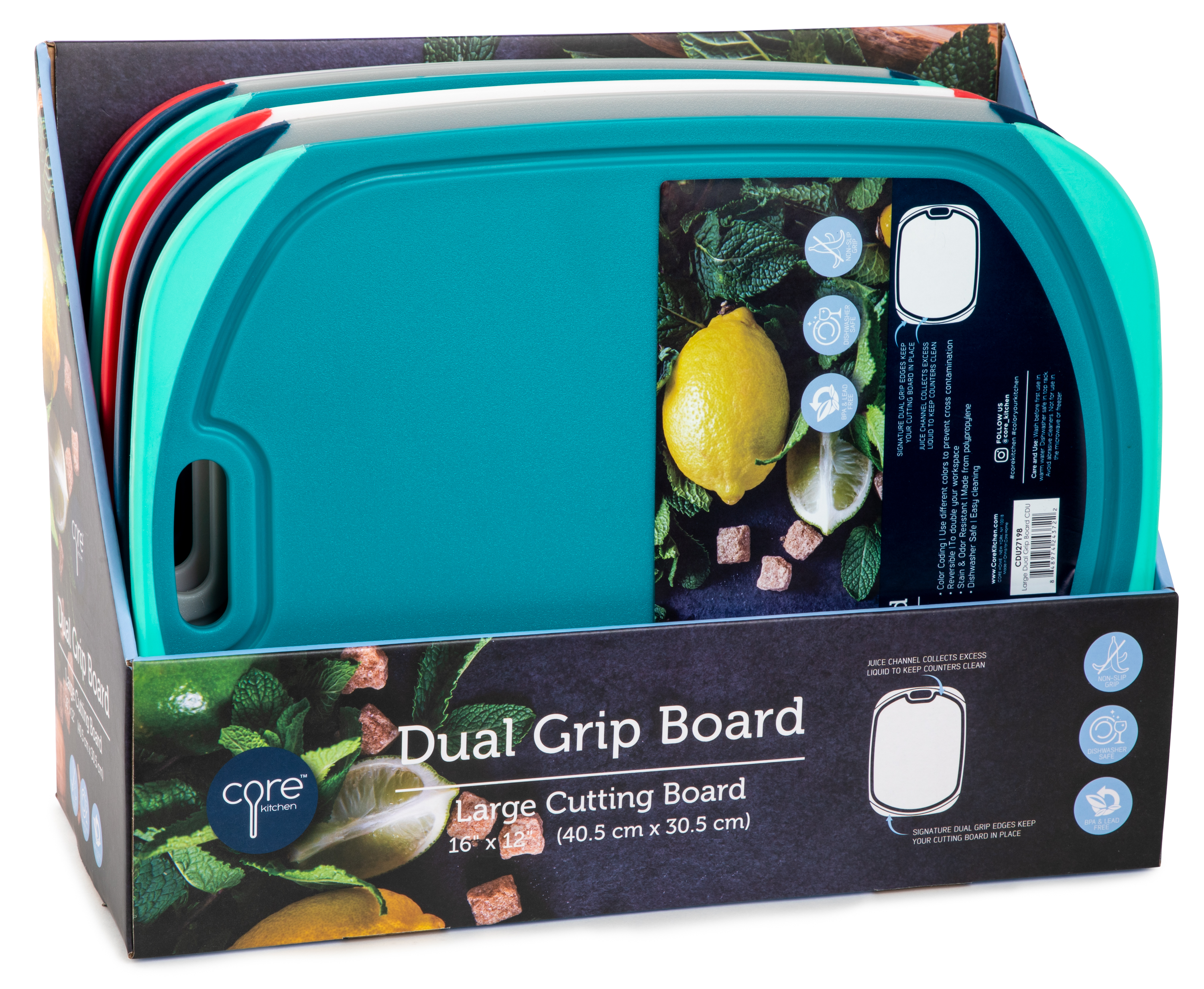 CUTTING BOARD DUAL GRIP LARGE