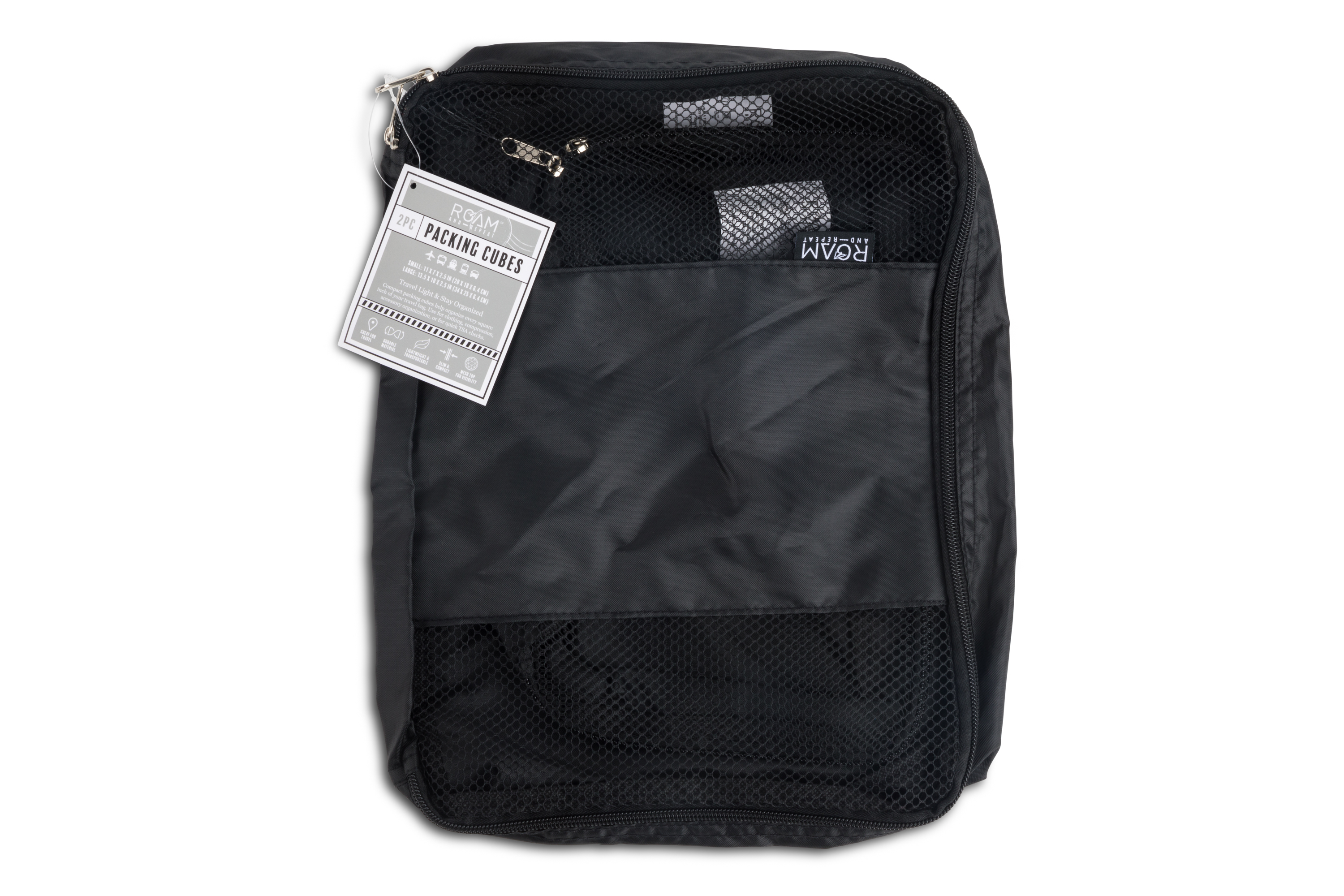 PACKING CUBE 2PC SET BLK