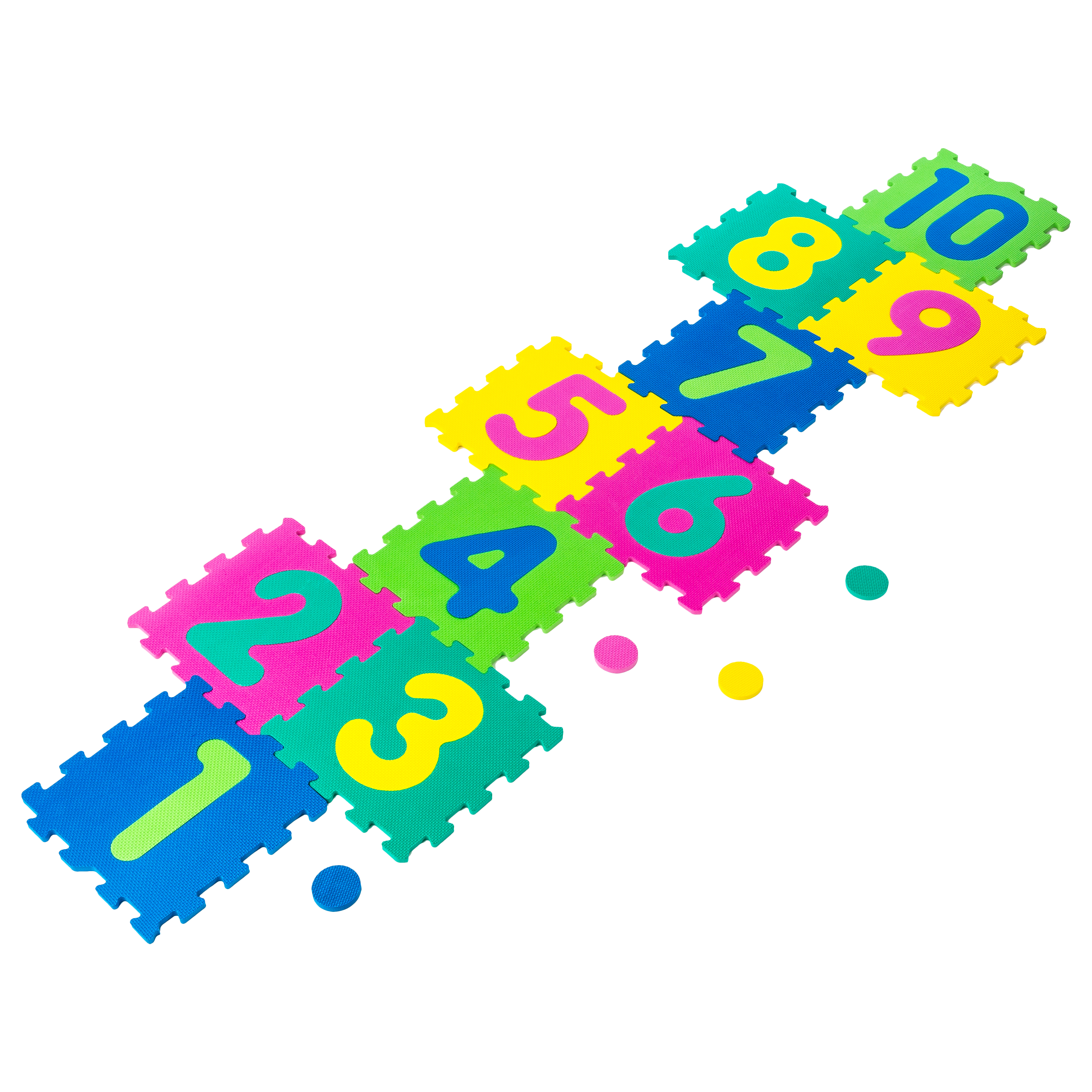 FOAM CARPET/HOPSCOTCH 10 TILES