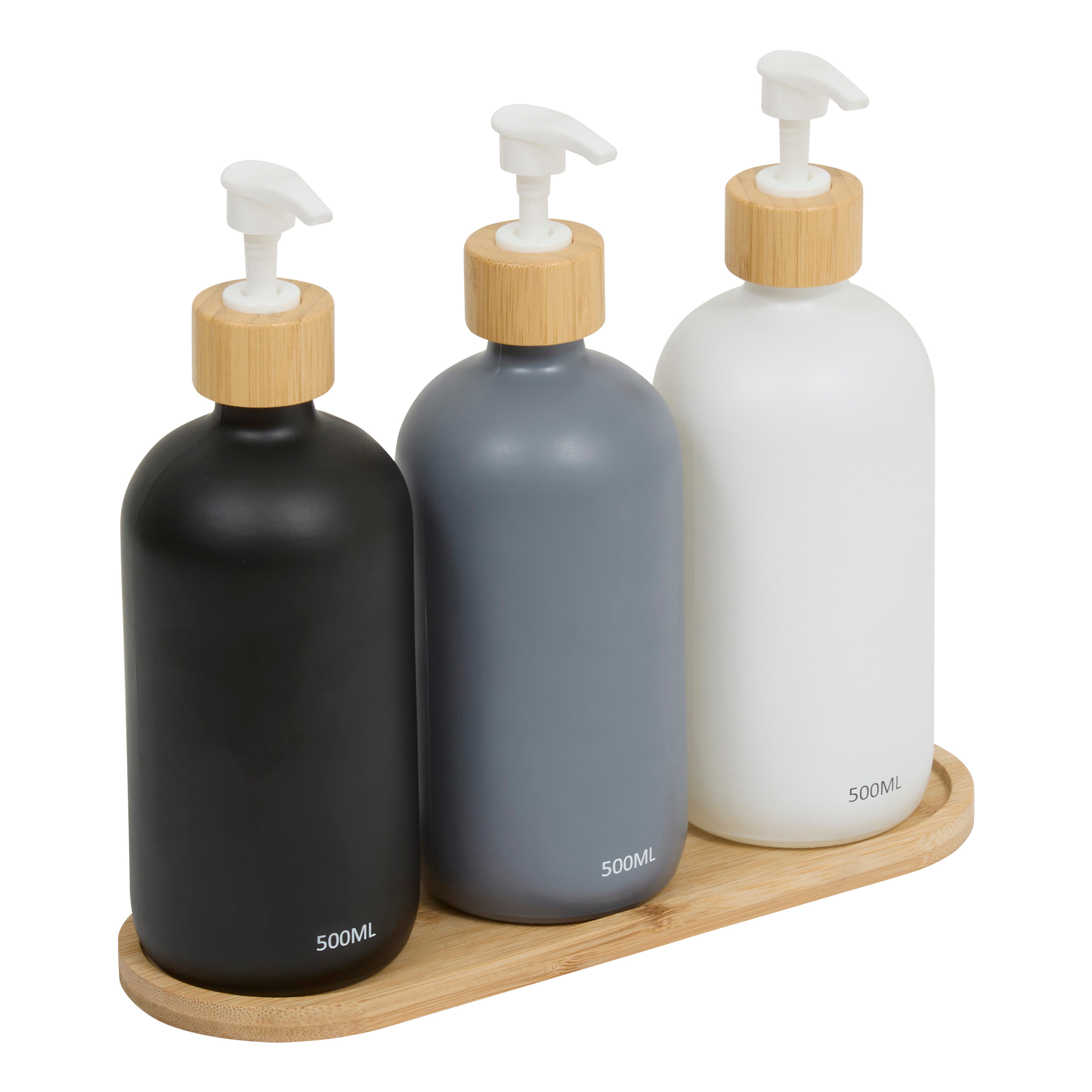 500ML SOAP DISPENSER SET 3P