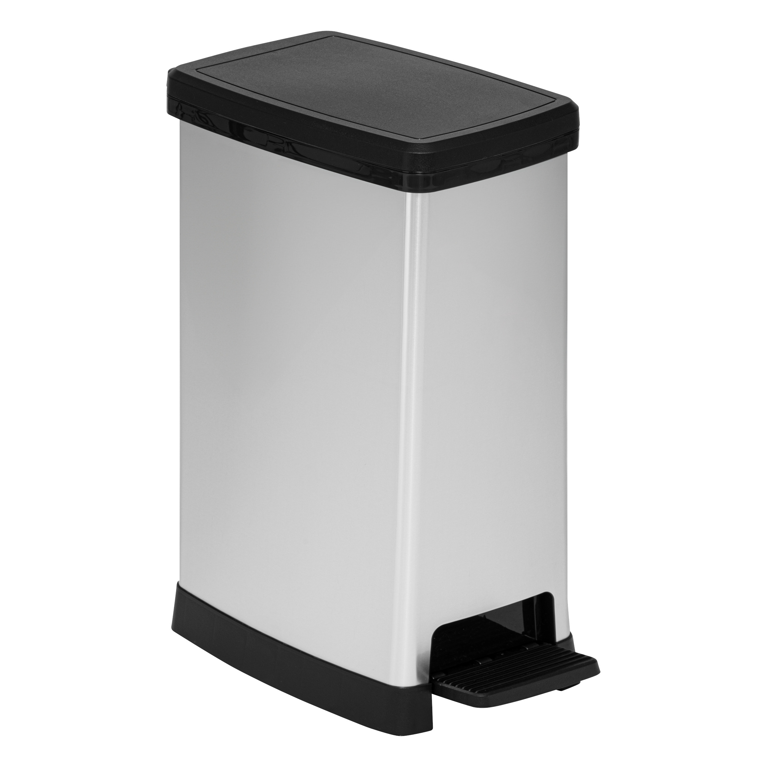 BIN PED PLAST 40L SLIM IML