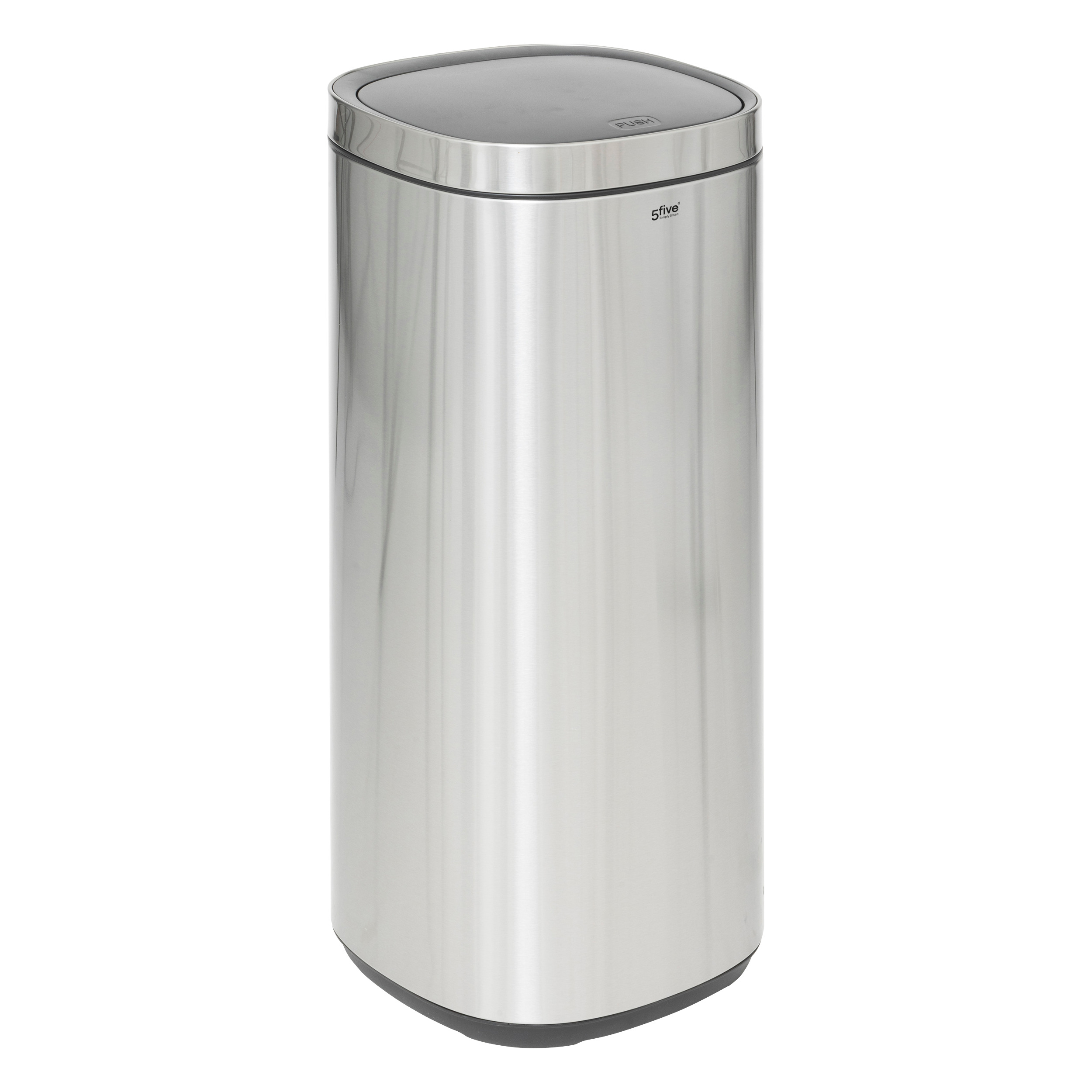 MET 50L DUSTBIN INOX PUSH