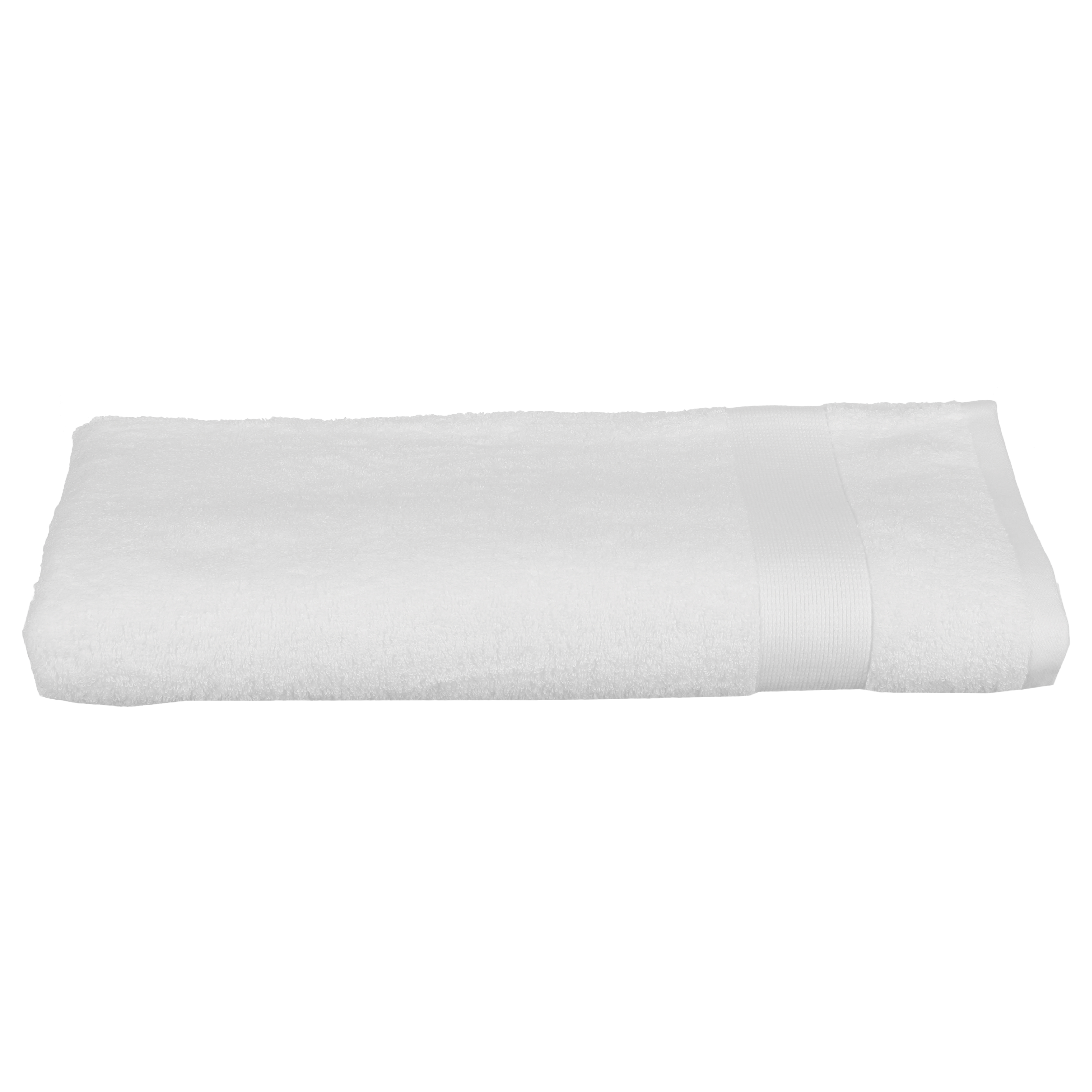 WHITE BATH TOWEL 450 100X150