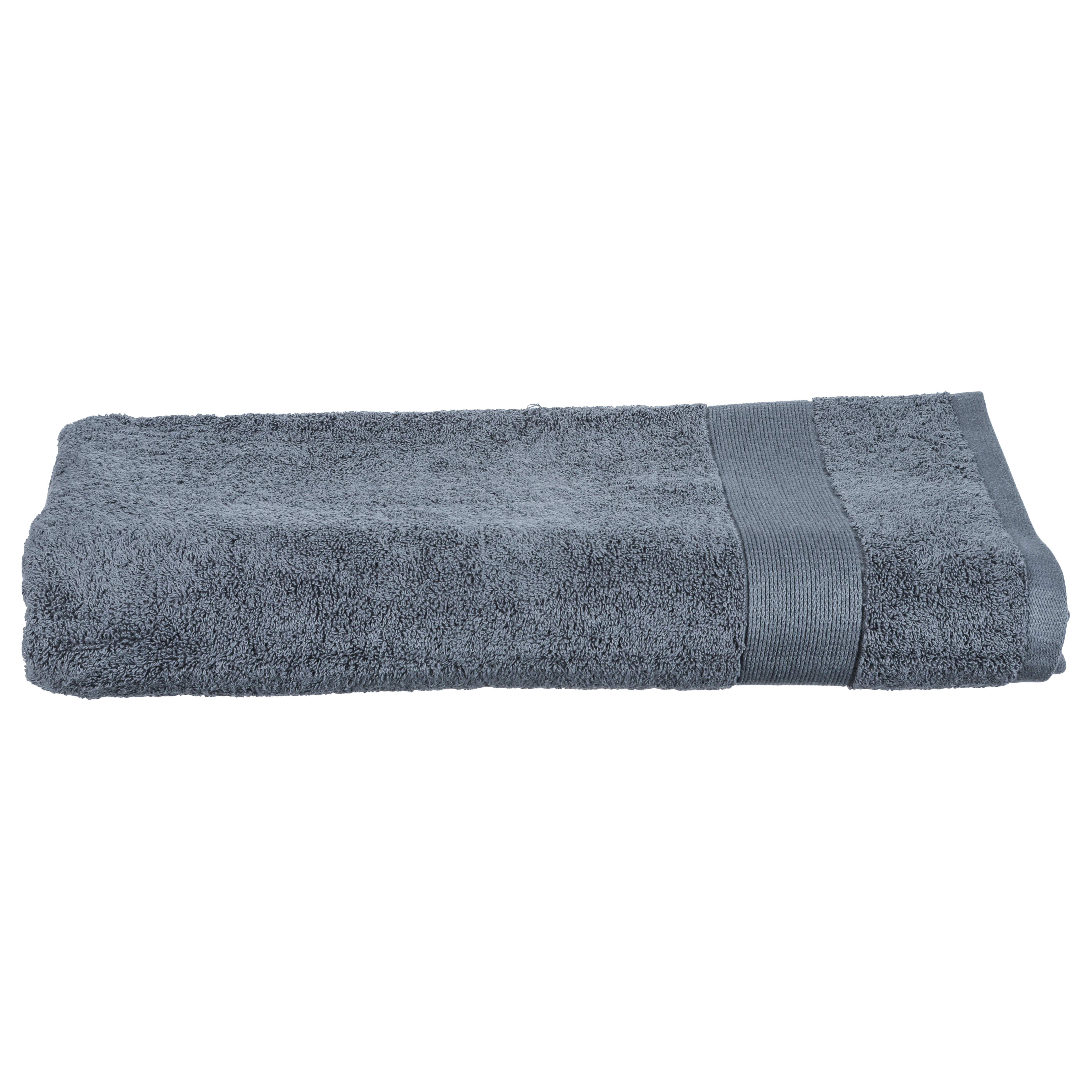 DARK GREY BATH TOWEL 100X150