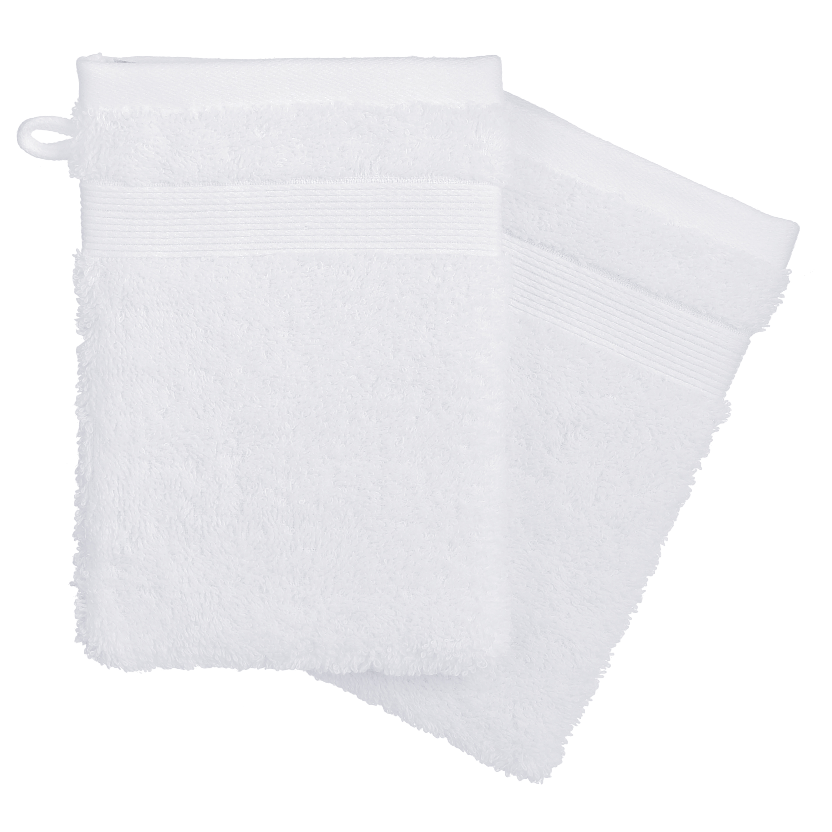 S/2 WHITE GLOVES 450GSM 15X21