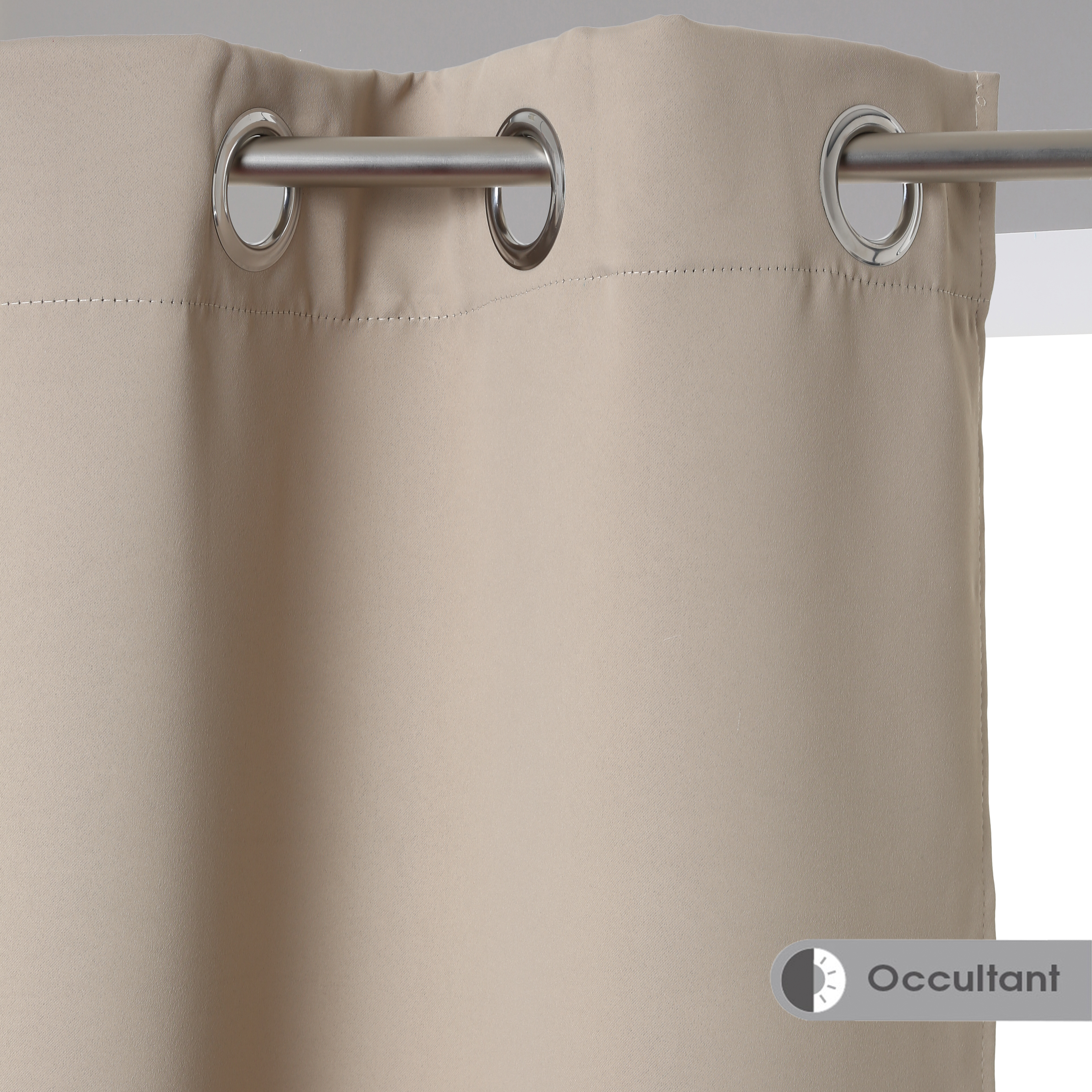 BlackOUT CURT LINEN 135X240 X2