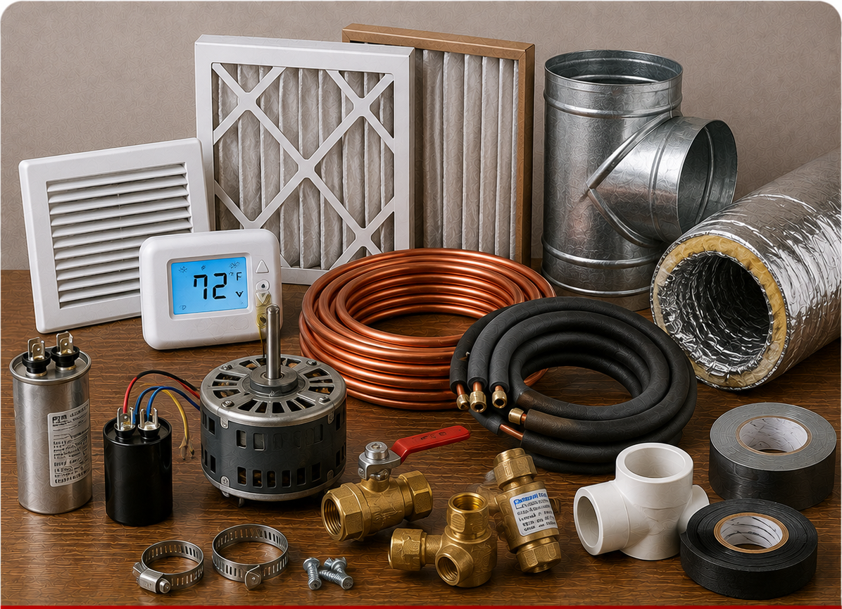 HEATING &amp; COOLING SUPPLIES