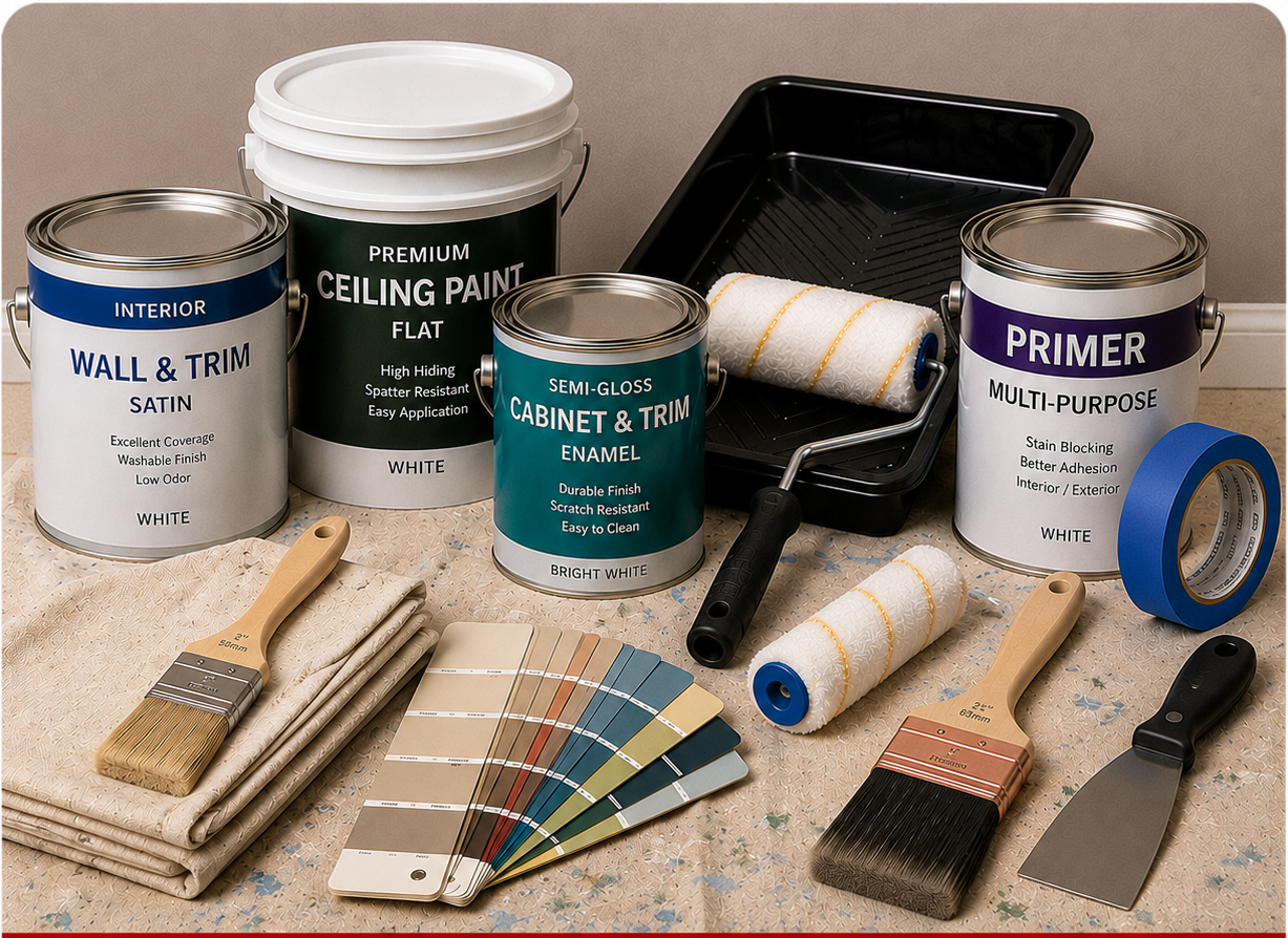 PAINT &amp; PAINT SUPPLIES