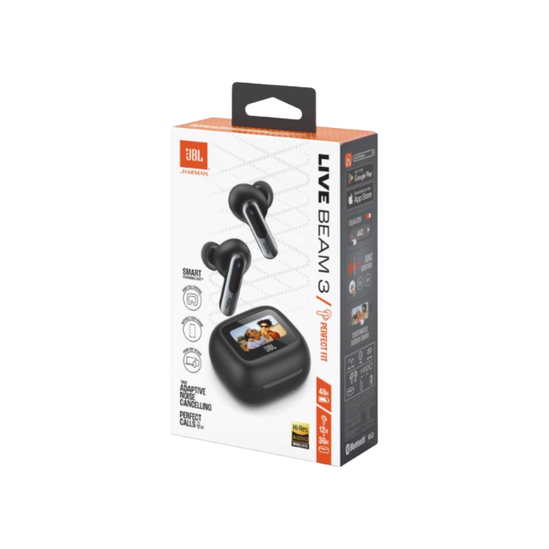 EARBUDS W/CH CASE BLK JB