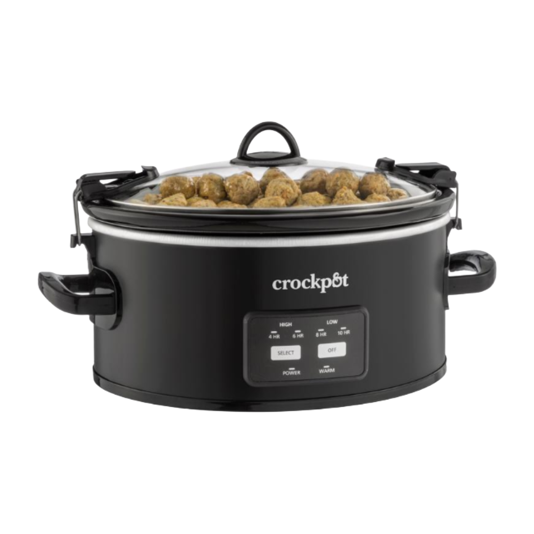 SLW CKR BLK 6QT 200W