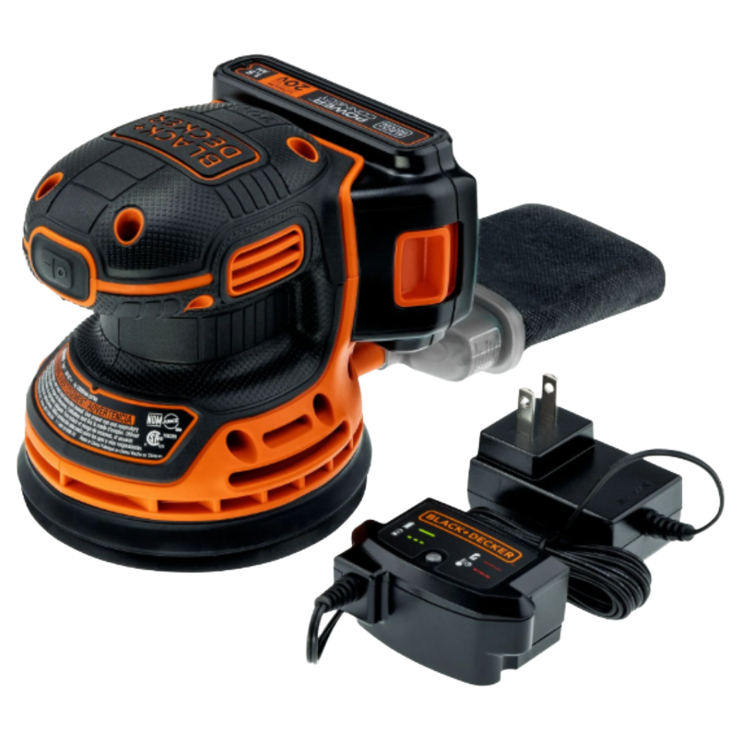 CORDLESS B+D SANDER 20V